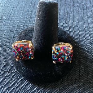 Kate Spade Multi-Glitter Stud Earrings